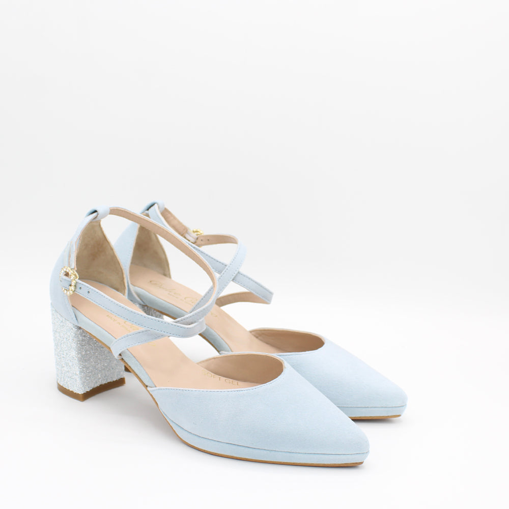 ANTE IBIZA, TACON GLITTER PEARLY