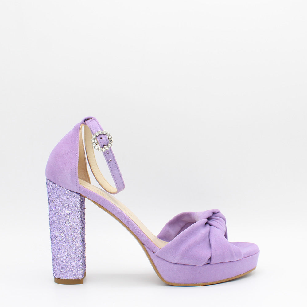 ANTE LAVANDA, TACON GLITTER CORAL