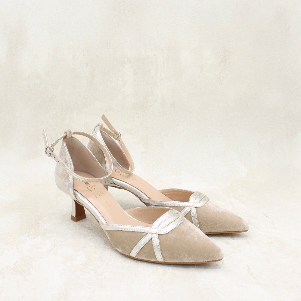VELVET TAUPE, METAL PEARL