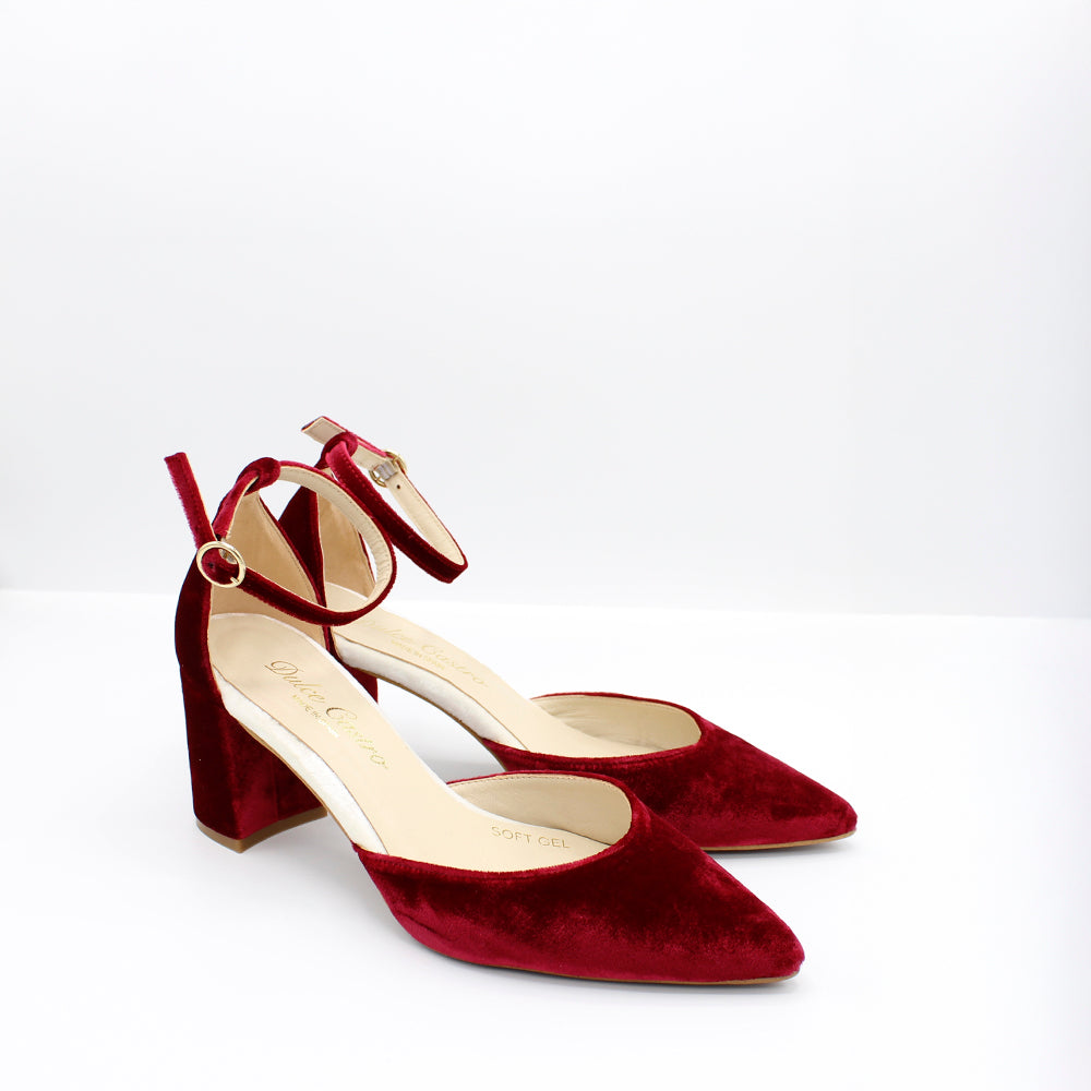 VELVET DK ROJO, VELVET BLANCO