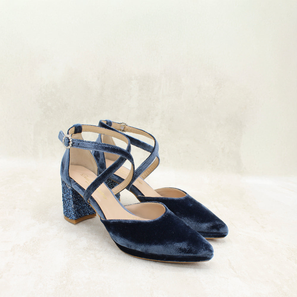 VELVET INDIGO, GLITTER