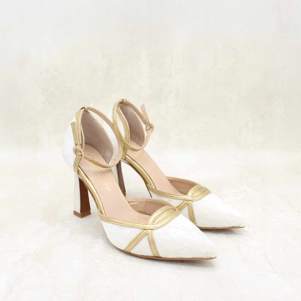 VELVET SEDA BLANCO, METAL OPALO