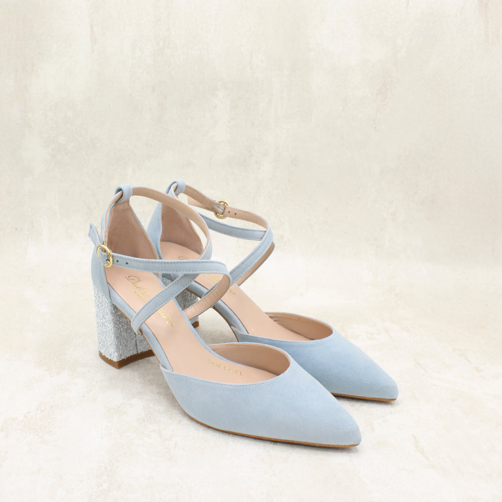 ANTE IBIZA, TACON GLITTER PEARLY