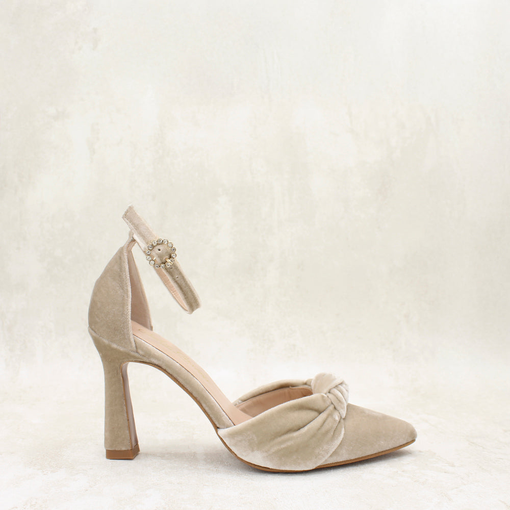 NICOLETTA 9 VELVET TAUPE