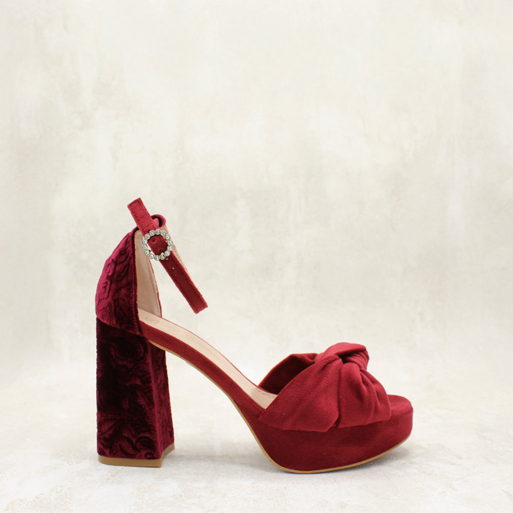 NICOLE 9 VELVET BURBUNDY, BRDO RUBINO