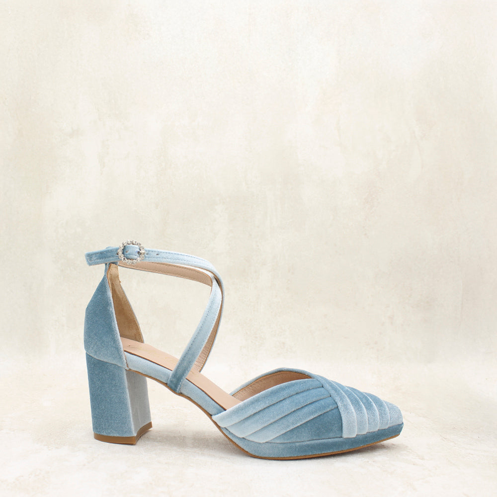 SERENA 7 VELVET CIELO
