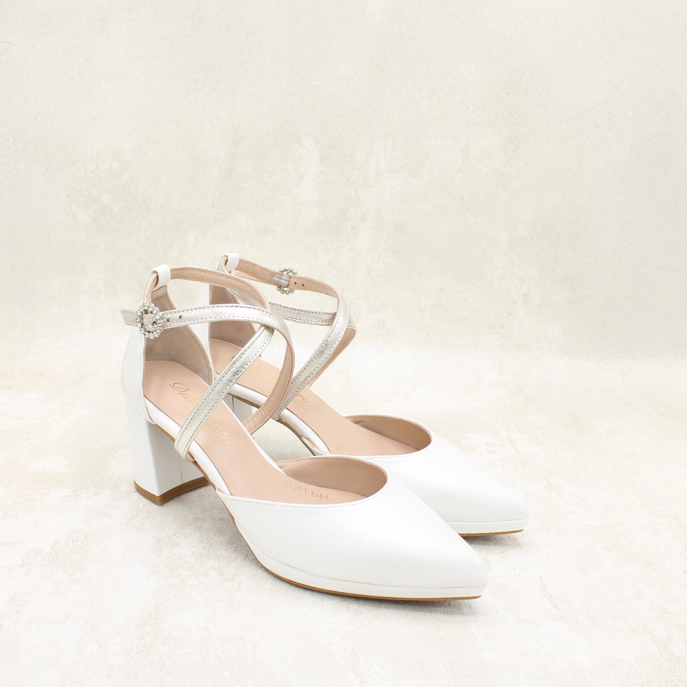 CLAUDIA 7 GALAXIA AVORIO, METAL PEARL