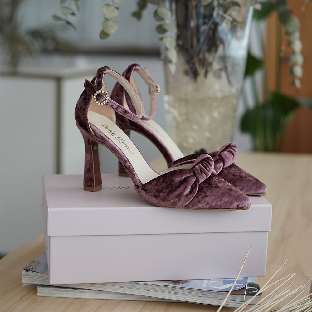 NICOLETTA 9 VELVET CIRUELA