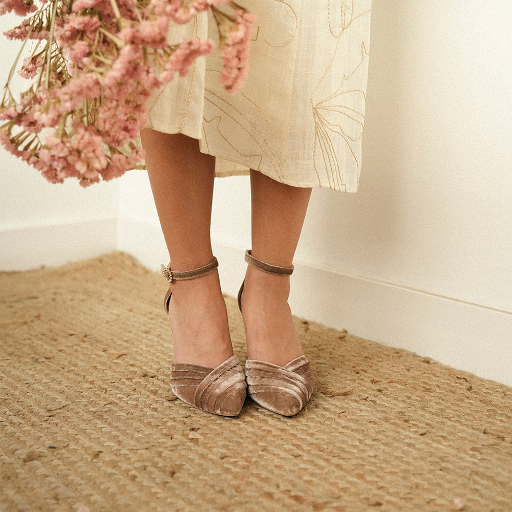 SERENA 9 VELVET TOPO