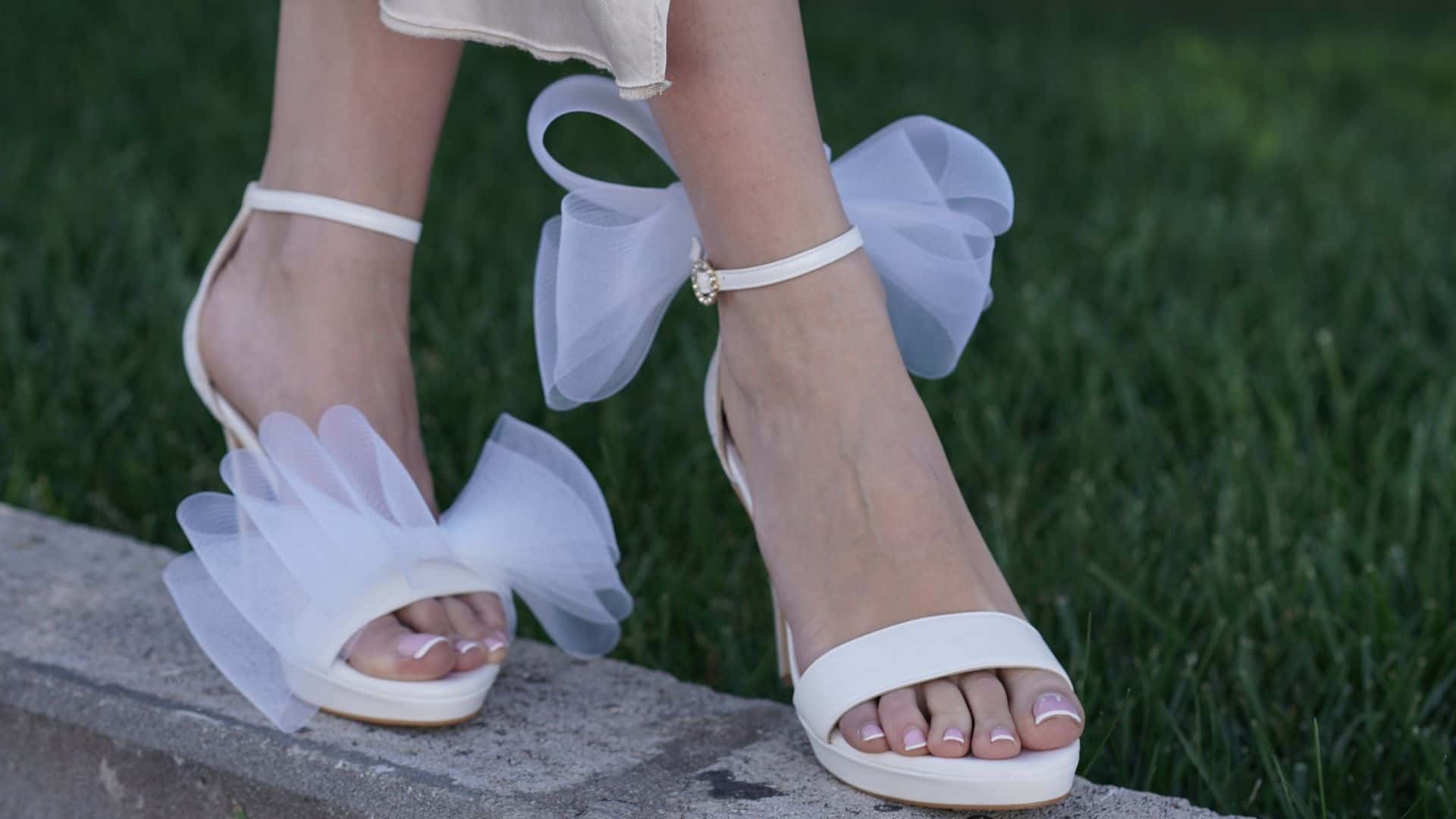 Zapatos cómodos para boda en jardín​