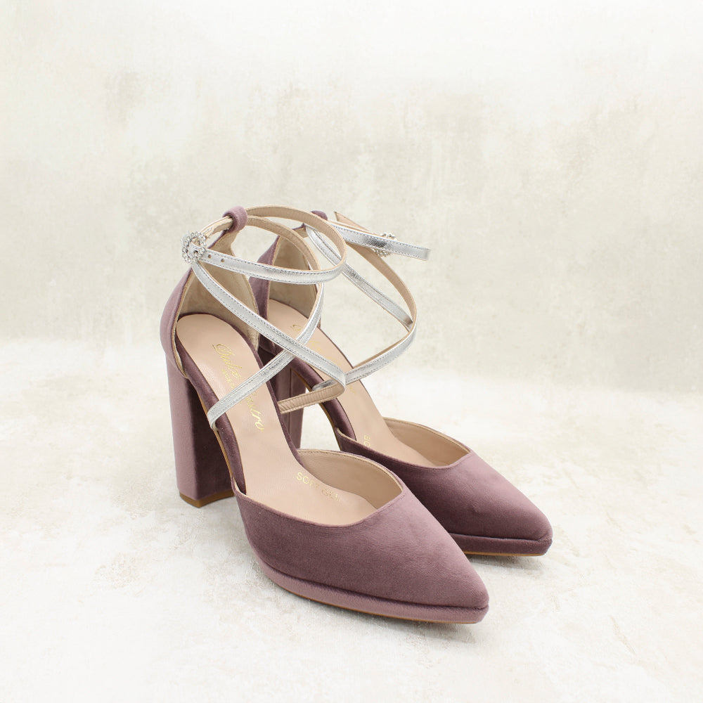 VELVET LILA, METAL SILVER