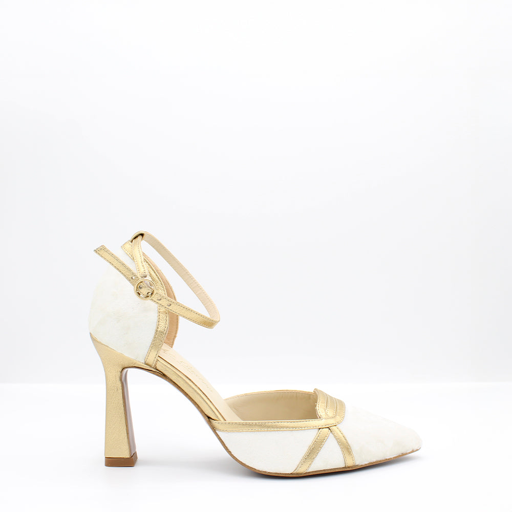 VELVET SEDA BLANCO, METAL OPALO