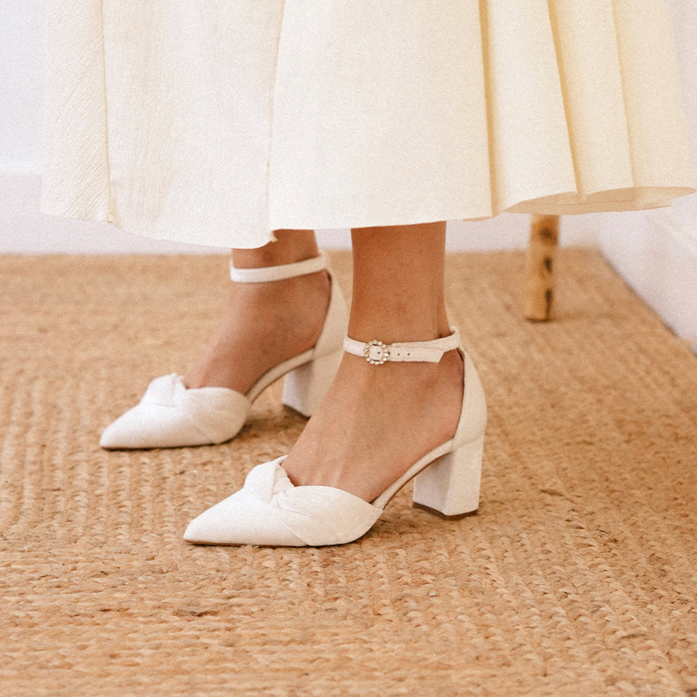 NICOLETTA 7 VELVET BLANCO