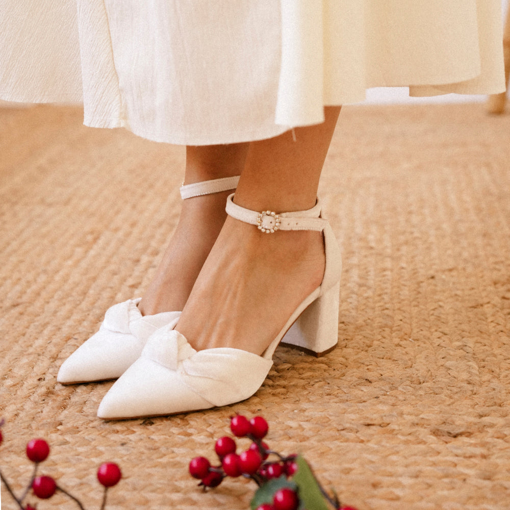 NICOLETTA 7 VELVET BLANCO