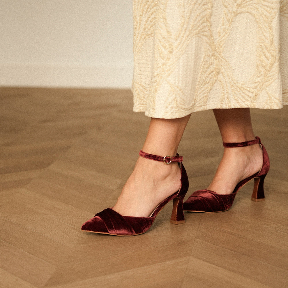 GRISELDA 7 VELVET GARNET