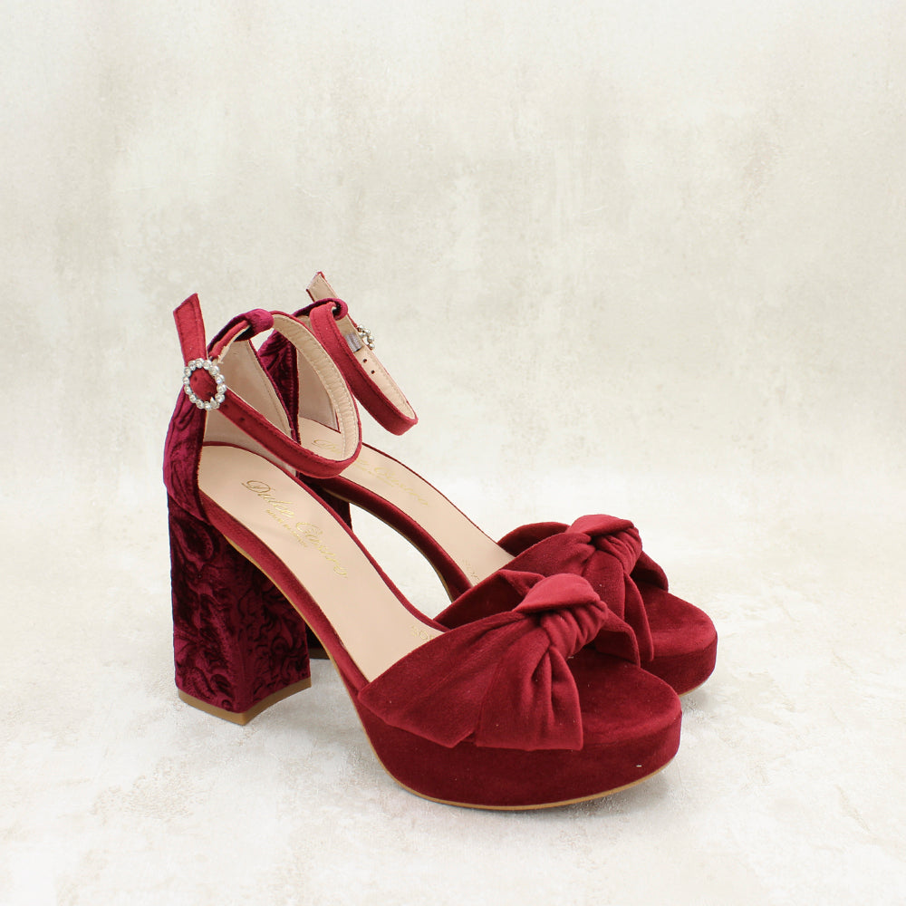 NICOLE 9 VELVET BURBUNDY, BRDO RUBINO
