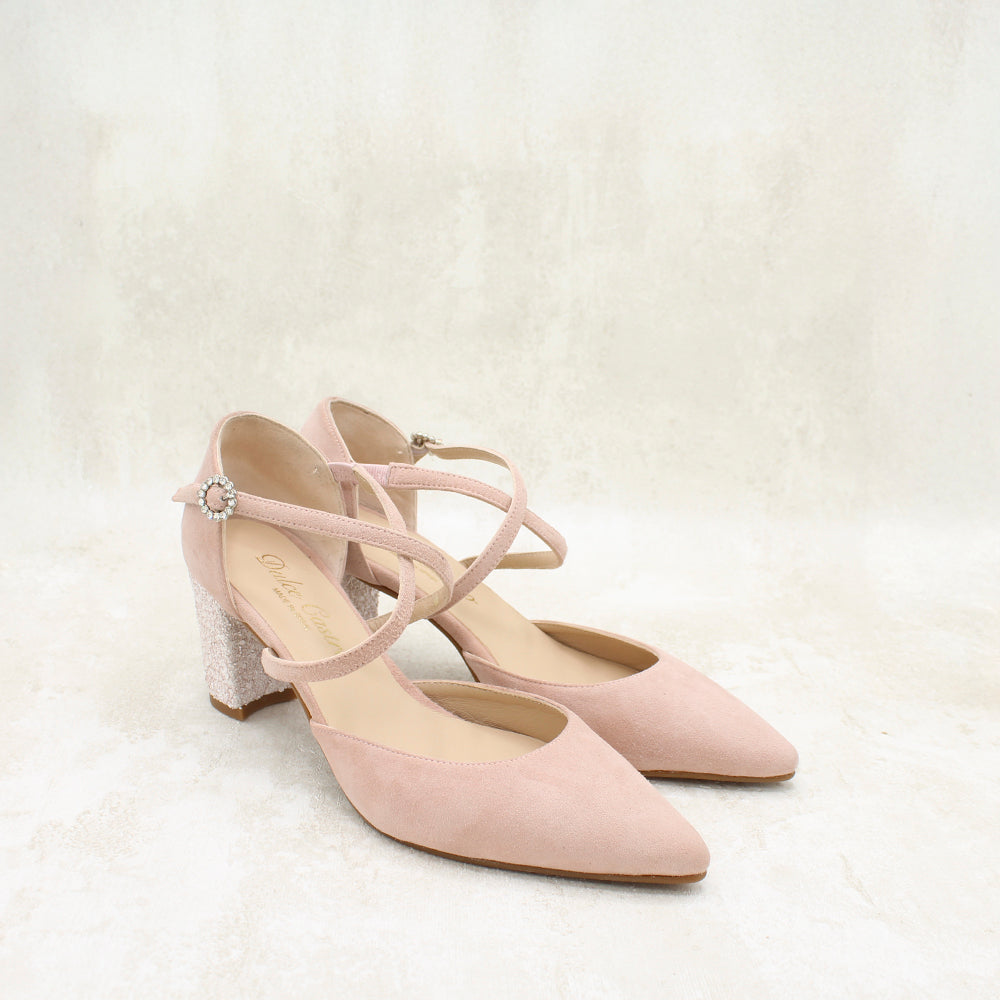 CLAUDIA 7 ANTE ROSADO, GLITTER