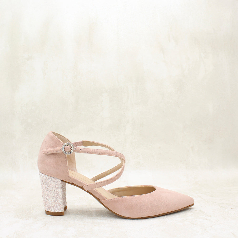 CLAUDIA 7 ANTE ROSADO, GLITTER