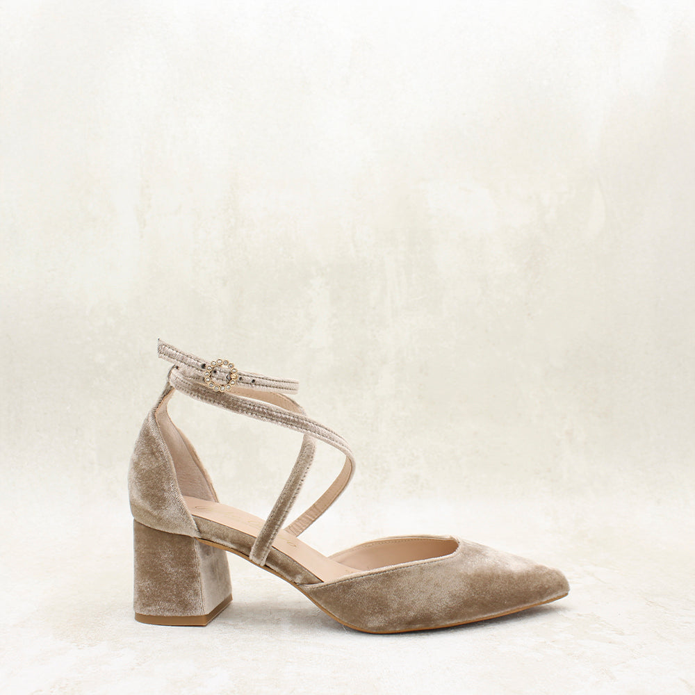 VALERIA 5 VELVET TOPO