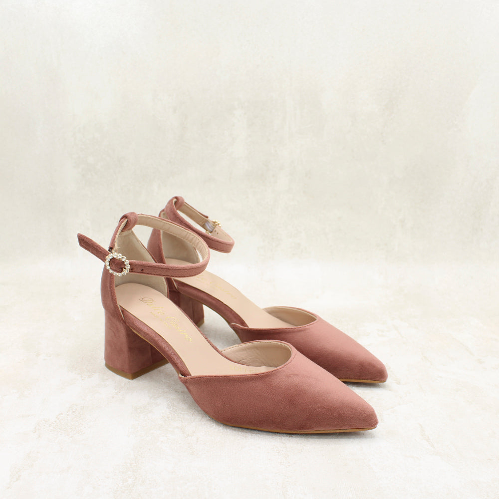 ELENA 5 VELVET ROSA EMPOLVADO