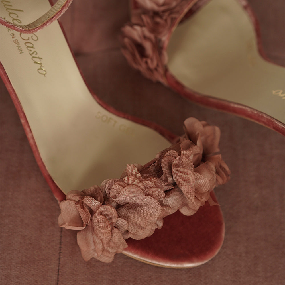 MARIETA 7 VELVET ROSADO